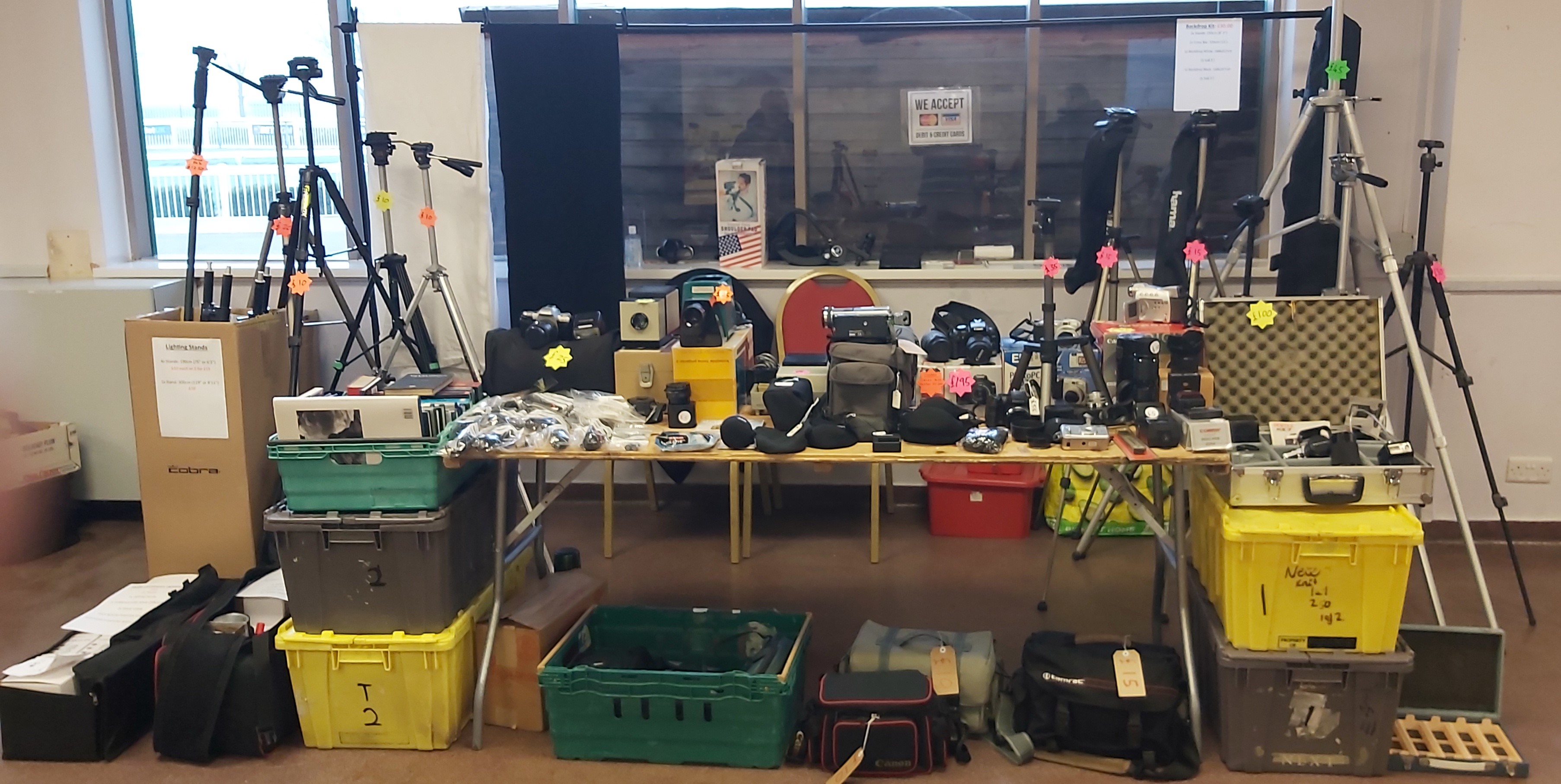 A photograph of the AstroPhotAvia stall at the Wolverhampton Camera Fair 